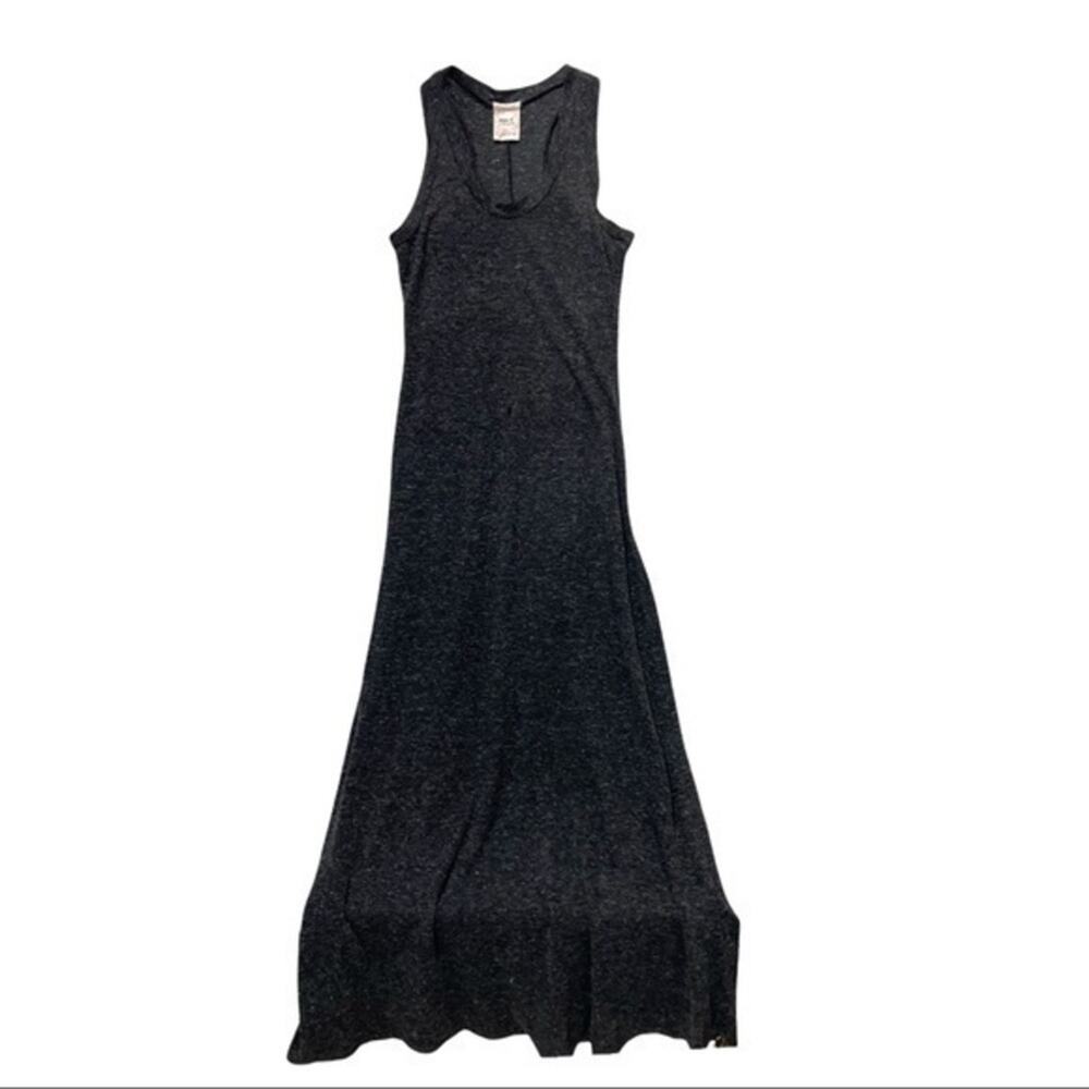Robin K Sleeveless Midi Dress Sheer Swim Cover Up Women’s Size Small gray slip - Picture 2 of 7